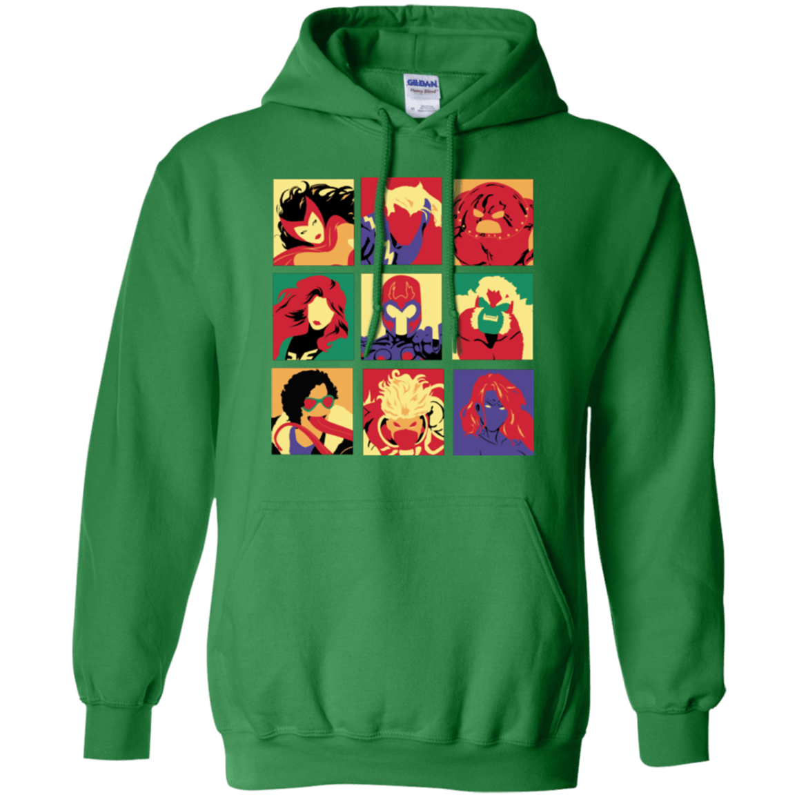Sweatshirts Irish Green / Small X villains pop Pullover Hoodie