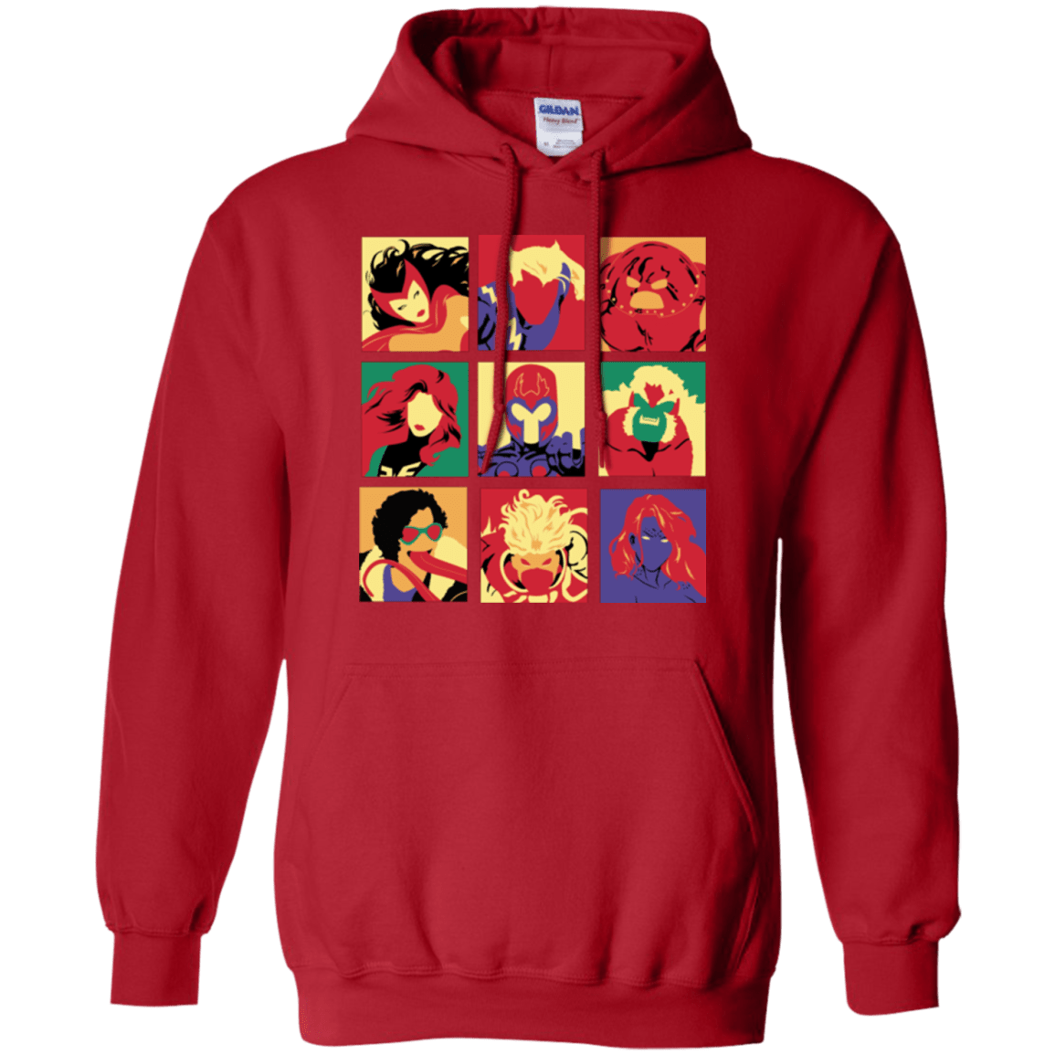 Sweatshirts Red / Small X villains pop Pullover Hoodie