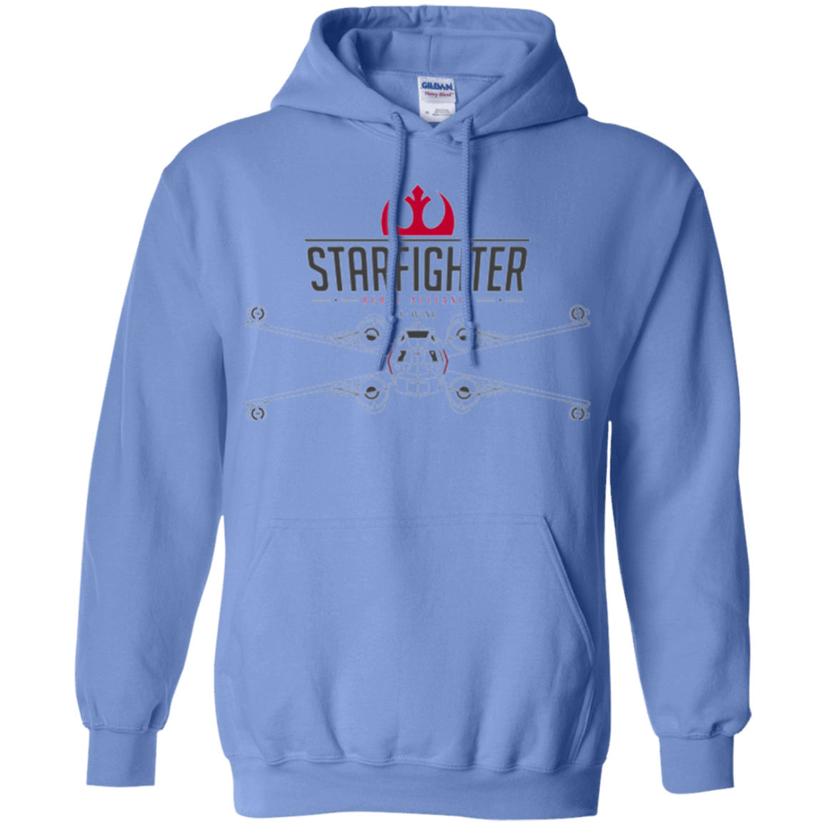 Sweatshirts Carolina Blue / Small X Wing Pullover Hoodie