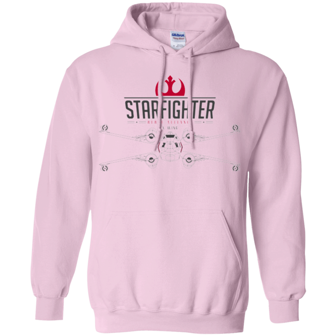 Sweatshirts Light Pink / Small X Wing Pullover Hoodie