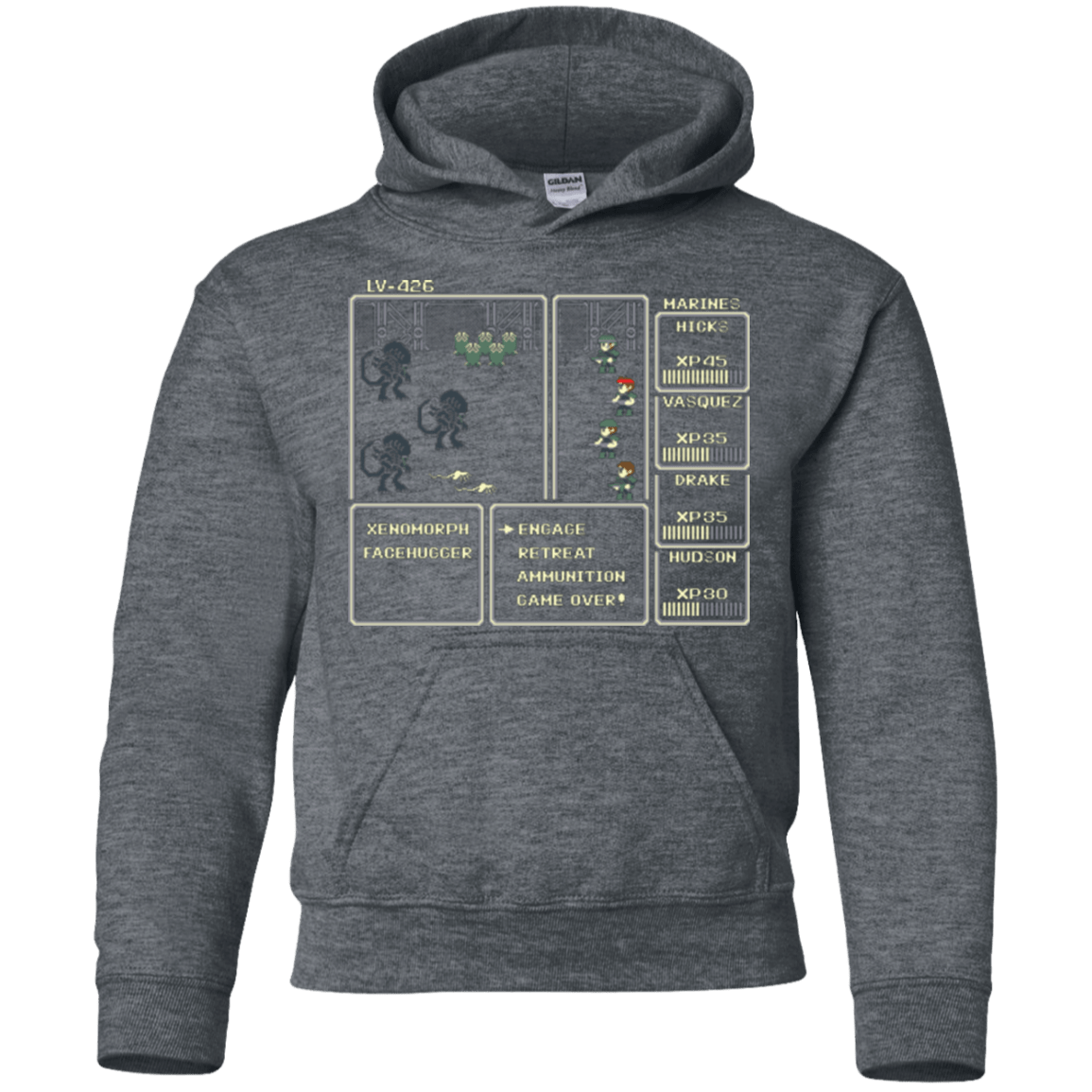 Sweatshirts Dark Heather / YS Xeno RPG Youth Hoodie