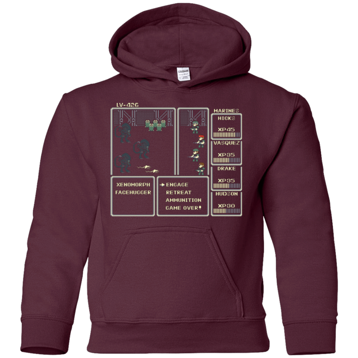 Sweatshirts Maroon / YS Xeno RPG Youth Hoodie