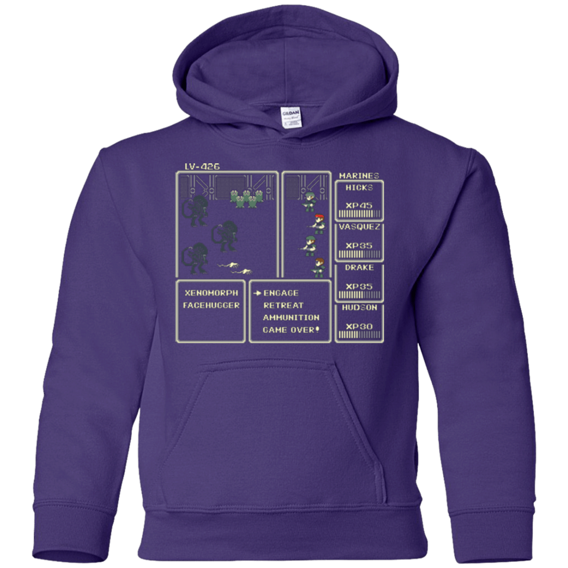 Sweatshirts Purple / YS Xeno RPG Youth Hoodie