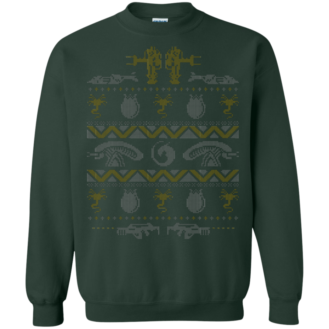 Sweatshirts Forest Green / Small Xmas Bug Hunt Crewneck Sweatshirt