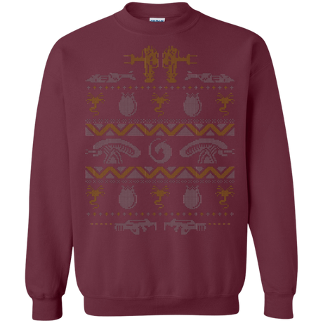 Sweatshirts Maroon / Small Xmas Bug Hunt Crewneck Sweatshirt