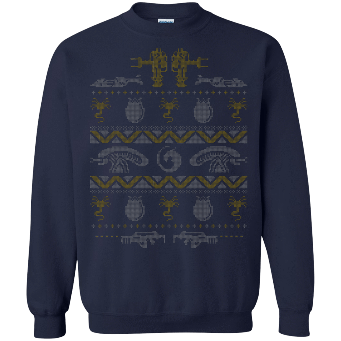 Sweatshirts Navy / Small Xmas Bug Hunt Crewneck Sweatshirt