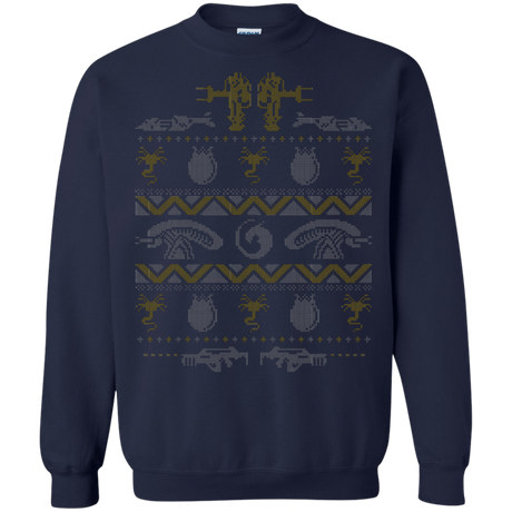 Sweatshirts Navy / Small Xmas Bug Hunt Crewneck Sweatshirt