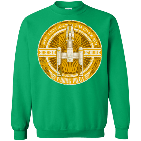 Sweatshirts Irish Green / S Y-Wing Scum Crewneck Sweatshirt