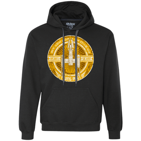 Sweatshirts Black / S Y-Wing Scum Premium Fleece Hoodie