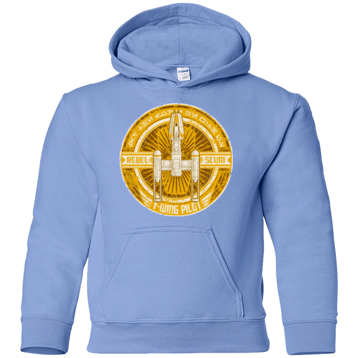 Sweatshirts Carolina Blue / YS Y-Wing Scum Youth Hoodie