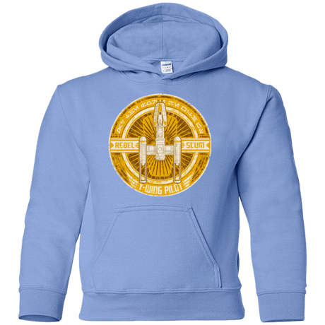 Sweatshirts Carolina Blue / YS Y-Wing Scum Youth Hoodie