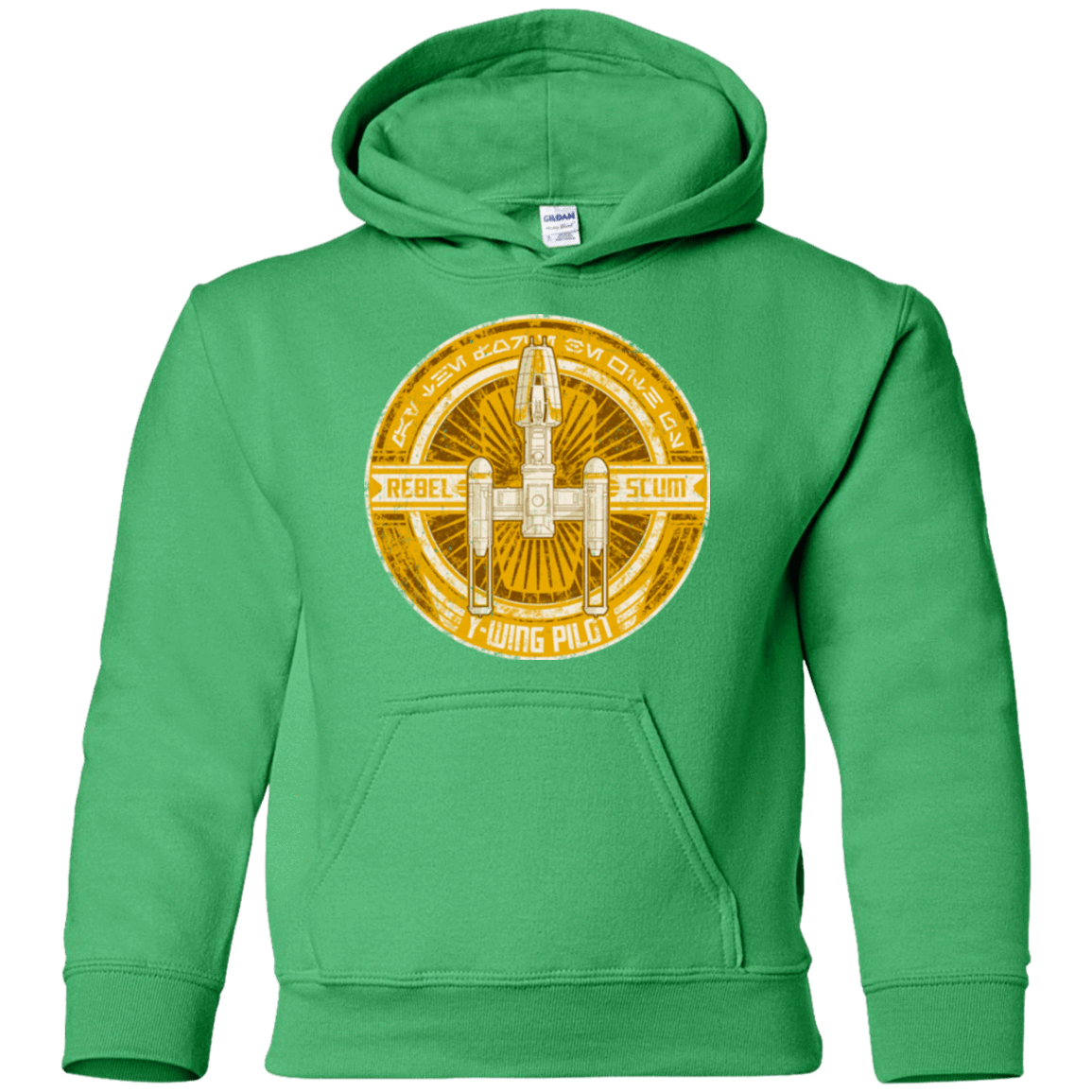 Sweatshirts Irish Green / YS Y-Wing Scum Youth Hoodie