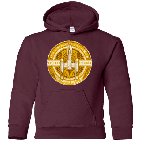 Sweatshirts Maroon / YS Y-Wing Scum Youth Hoodie