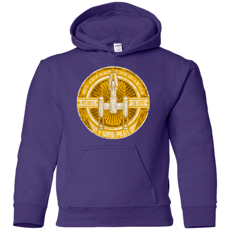 Sweatshirts Purple / YS Y-Wing Scum Youth Hoodie