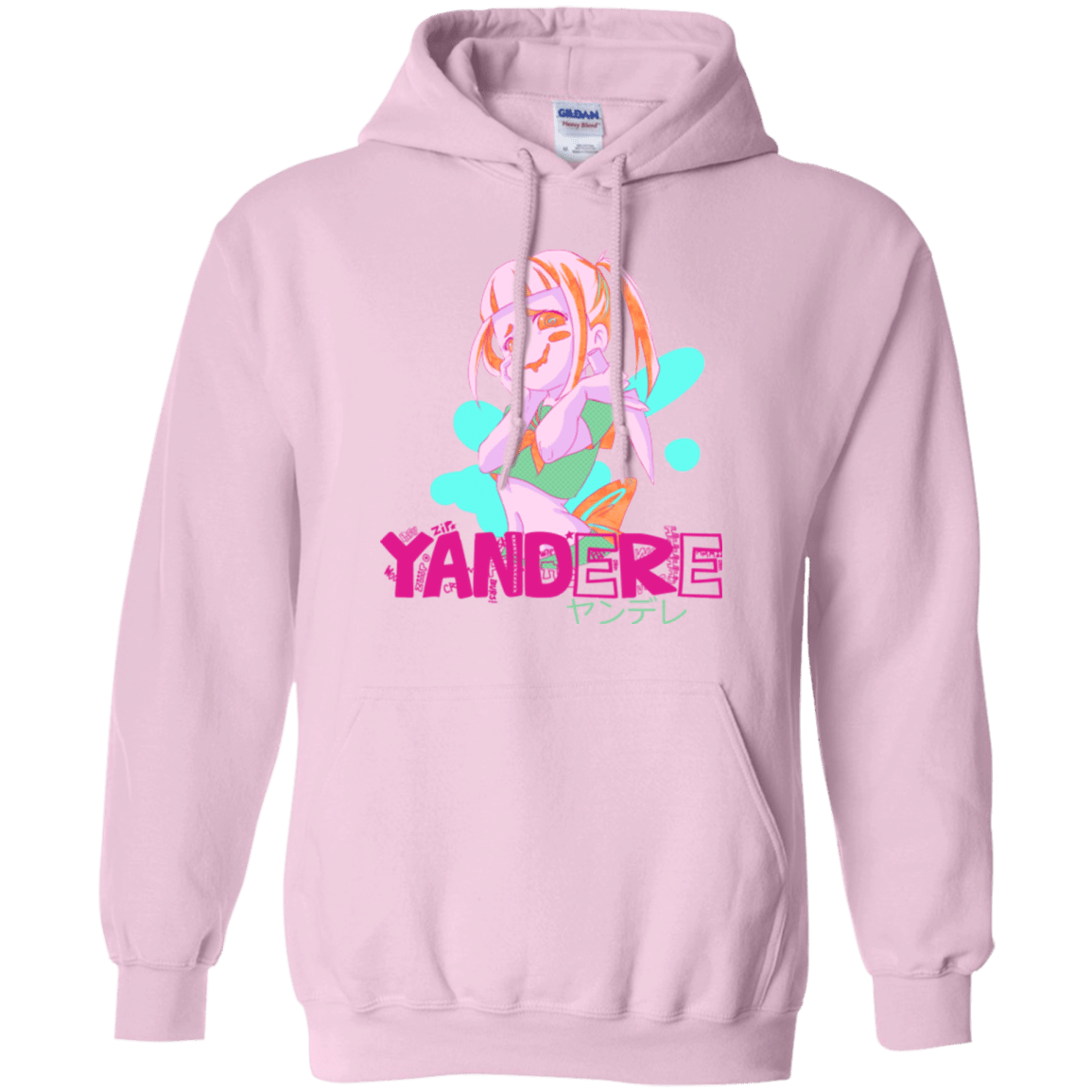 Sweatshirts Light Pink / Small Yandere Pullover Hoodie