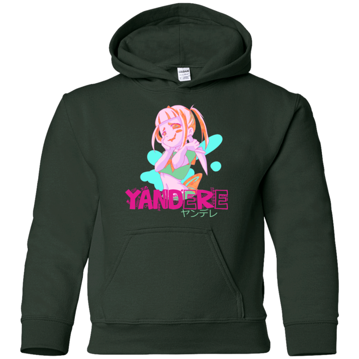 Sweatshirts Forest Green / YS Yandere Youth Hoodie