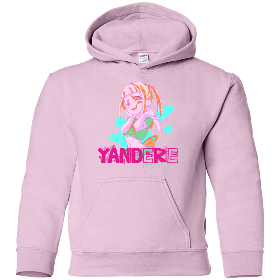 Sweatshirts Light Pink / YS Yandere Youth Hoodie