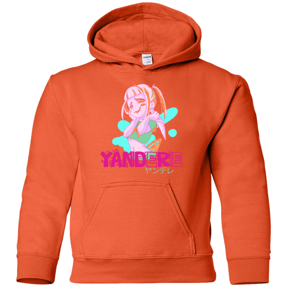 Sweatshirts Orange / YS Yandere Youth Hoodie