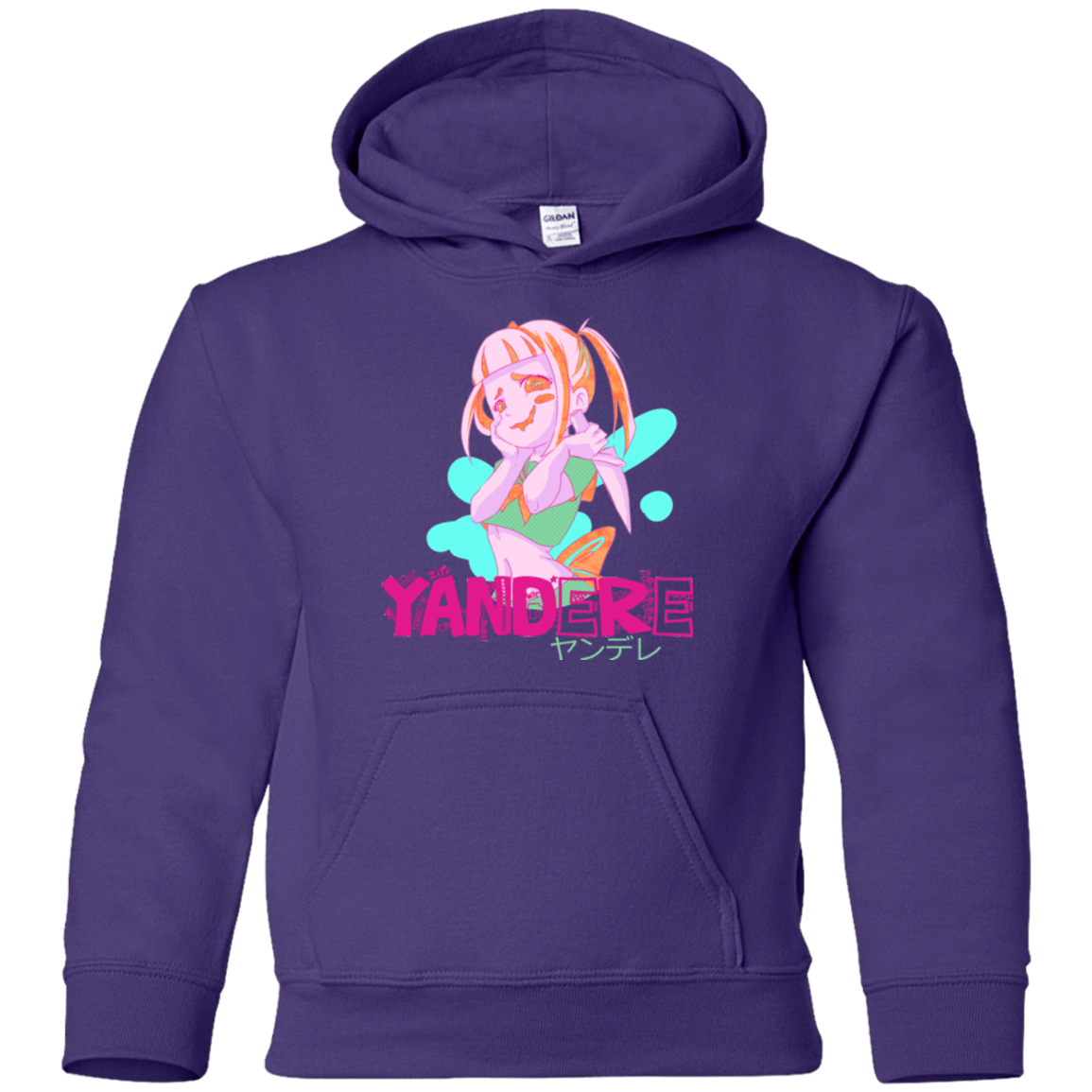 Sweatshirts Purple / YS Yandere Youth Hoodie