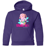 Sweatshirts Purple / YS Yandere Youth Hoodie