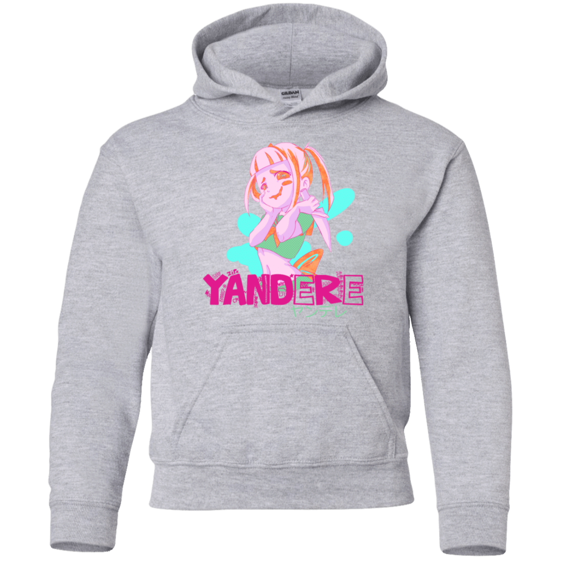 Sweatshirts Sport Grey / YS Yandere Youth Hoodie