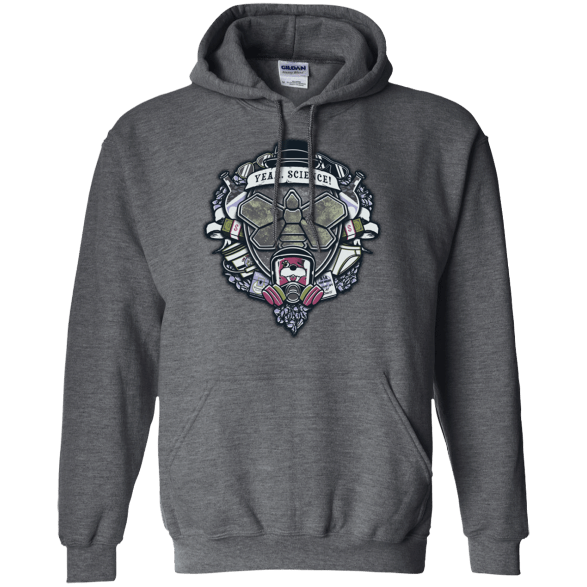 Sweatshirts Dark Heather / Small Yeah, Science! Pullover Hoodie