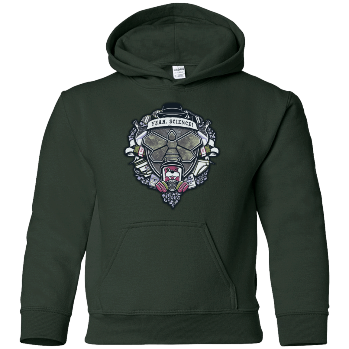 Sweatshirts Forest Green / YS Yeah, Science! Youth Hoodie