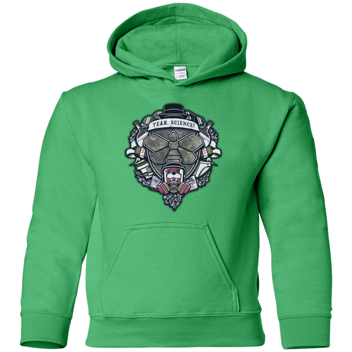 Sweatshirts Irish Green / YS Yeah, Science! Youth Hoodie