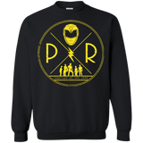 Sweatshirts Black / Small Yellow Power Crewneck Sweatshirt