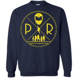 Sweatshirts Navy / Small Yellow Power Crewneck Sweatshirt