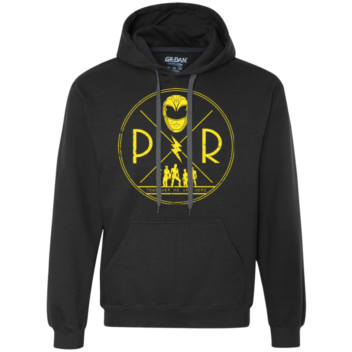 Sweatshirts Black / Small Yellow Power Premium Fleece Hoodie