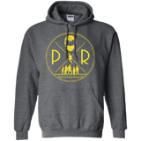 Sweatshirts Dark Heather / Small Yellow Power Pullover Hoodie