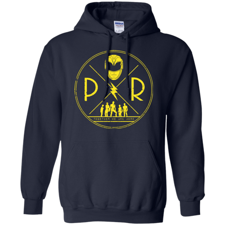 Sweatshirts Navy / Small Yellow Power Pullover Hoodie