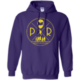 Sweatshirts Purple / Small Yellow Power Pullover Hoodie