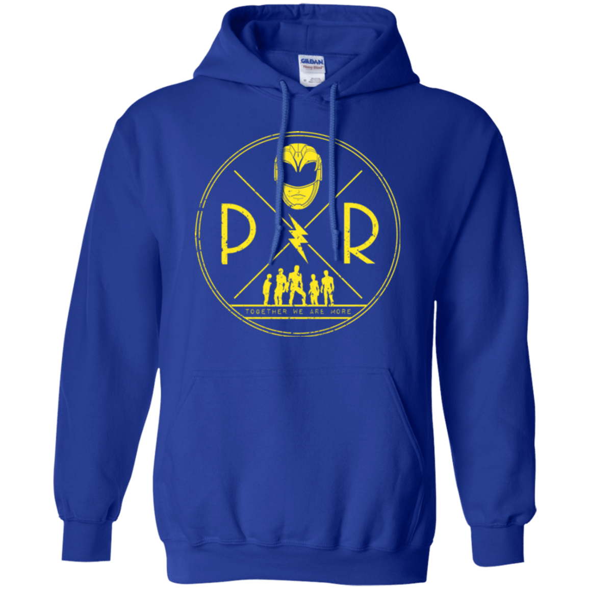 Sweatshirts Royal / Small Yellow Power Pullover Hoodie