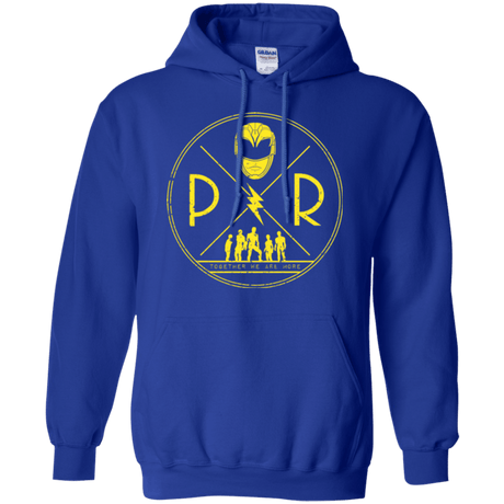 Sweatshirts Royal / Small Yellow Power Pullover Hoodie