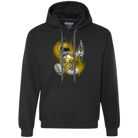 Sweatshirts Black / Small Yellow Ranger Artwork Premium Fleece Hoodie