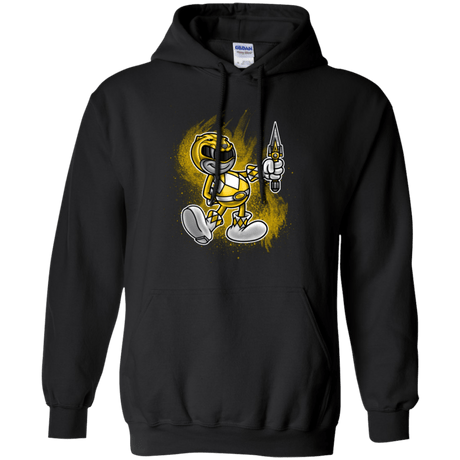 Sweatshirts Black / Small Yellow Ranger Artwork Pullover Hoodie