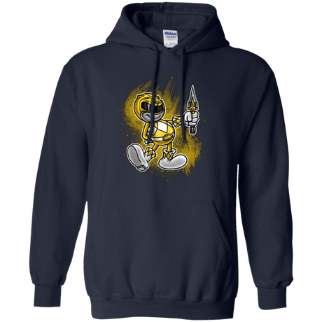 Sweatshirts Navy / Small Yellow Ranger Artwork Pullover Hoodie