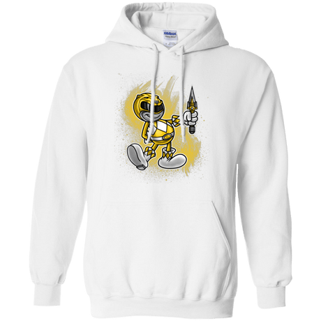 Sweatshirts White / Small Yellow Ranger Artwork Pullover Hoodie