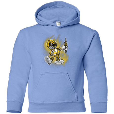 Sweatshirts Carolina Blue / YS Yellow Ranger Artwork Youth Hoodie