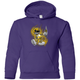 Sweatshirts Purple / YS Yellow Ranger Artwork Youth Hoodie