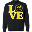 Sweatshirts Black / Small Yellow Ranger LOVE Crewneck Sweatshirt