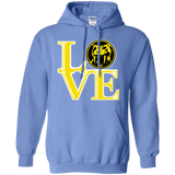 Sweatshirts Carolina Blue / Small Yellow Ranger LOVE Pullover Hoodie