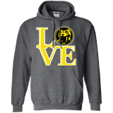 Sweatshirts Dark Heather / Small Yellow Ranger LOVE Pullover Hoodie