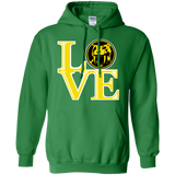 Sweatshirts Irish Green / Small Yellow Ranger LOVE Pullover Hoodie