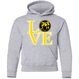 Sweatshirts Sport Grey / YS Yellow Ranger LOVE Youth Hoodie