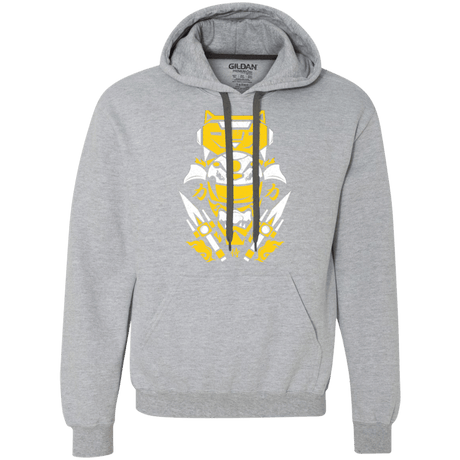Sweatshirts Sport Grey / Small Yellow Ranger Premium Fleece Hoodie