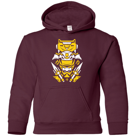 Sweatshirts Maroon / YS Yellow Ranger Youth Hoodie