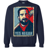 Sweatshirts Navy / Small Yes Negan Crewneck Sweatshirt